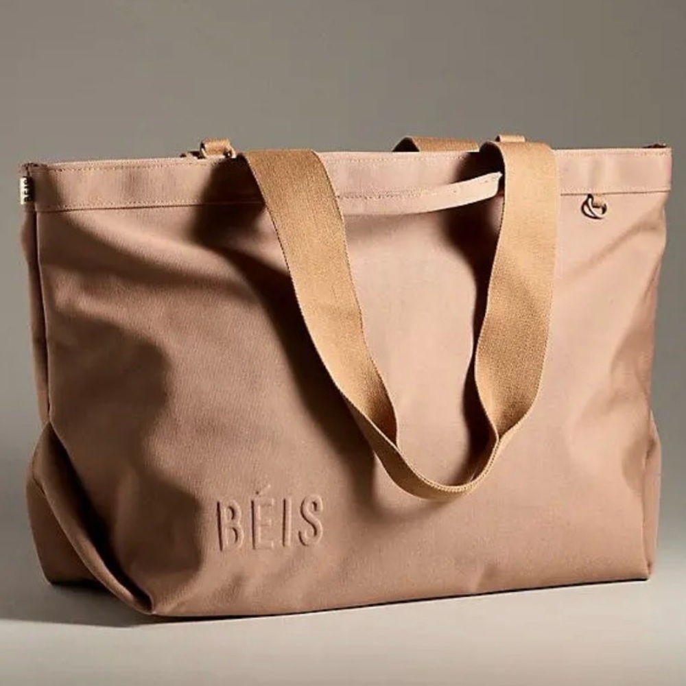BEIS Camel Travel Tote